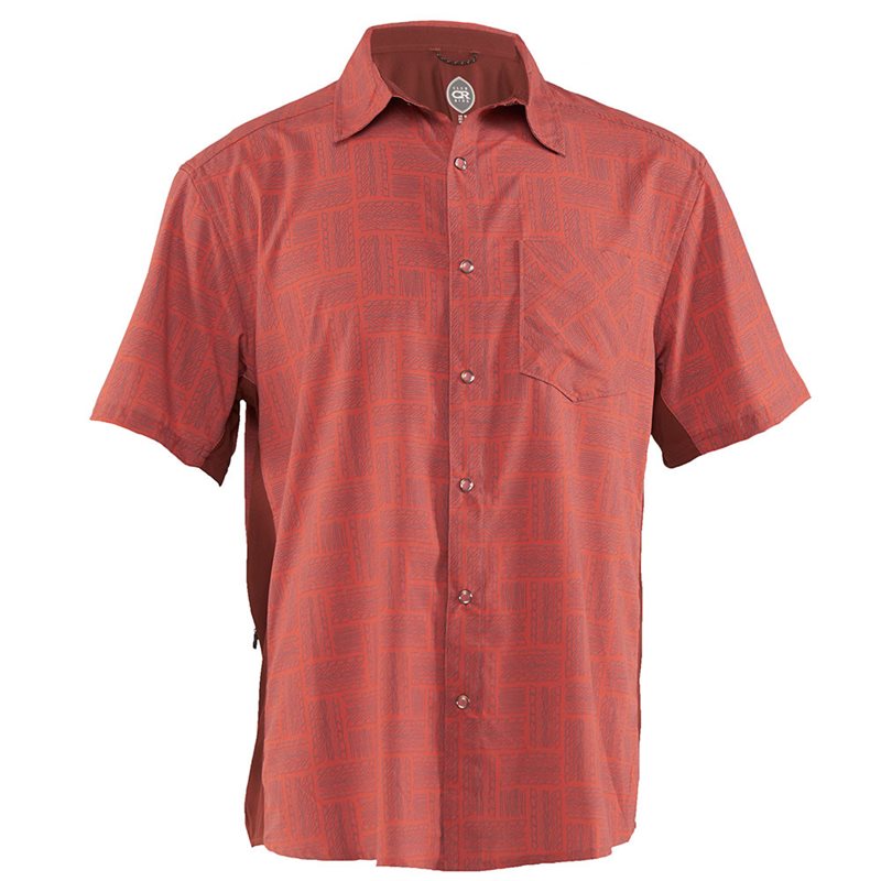 CAMISA CLUB RIDE DETOUR (OCHRE TREAD/PRINT)