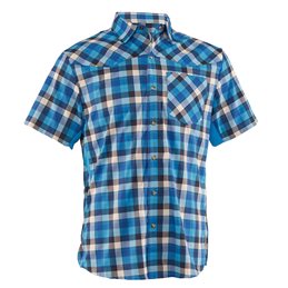 CAMISA CLUB RIDE NEW WEST (AZUL/BLANCO)