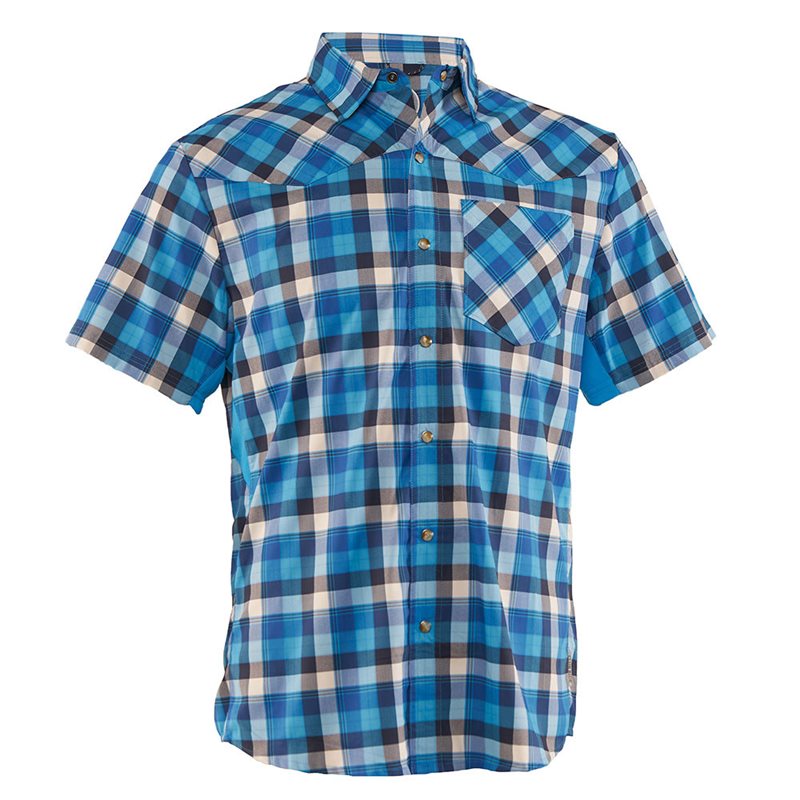 CAMISA CLUB RIDE NEW WEST (AZUL/BLANCO)