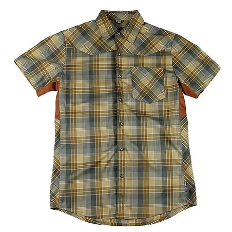 CAMISA CLUB RIDE NEW WEST (KHAKI/A CUADROS)