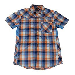 CAMISA CLUB RIDE NEW WEST (NAVY-ORANGE/A CUADROS)