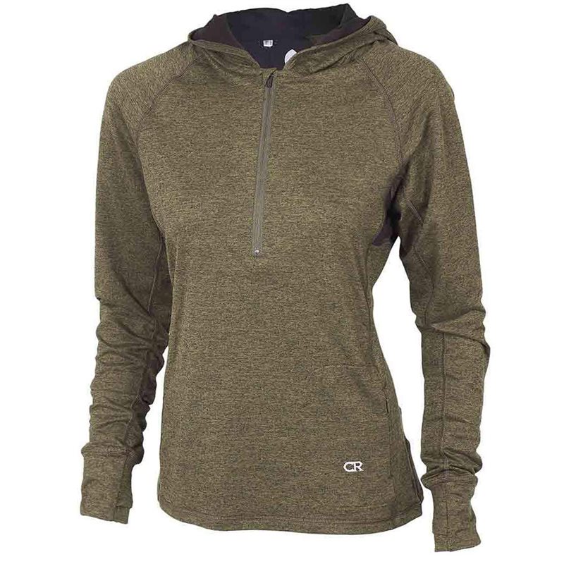 SUDADERA CHICA CLUB RIDE SPRINT (OLIVE)
