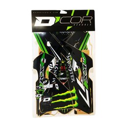 KIT ADHESIVOS D'COR MONSTER ENERGY KAWASAKI KX 250 F (2013-2014)