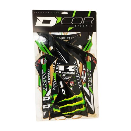 KIT ADHESIVOS D'COR MONSTER ENERGY KAWASAKI KX 450 F (2012-2014)