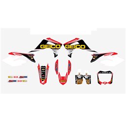KIT ADHESIVOS D'COR VISUALS EQUIPO GEICO HONDA CRF (2013-2014)
