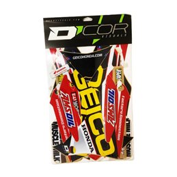 KIT ADHESIVOS D'COR VISUALS EQUIPO GEICO HONDA CRF 250 (2014)