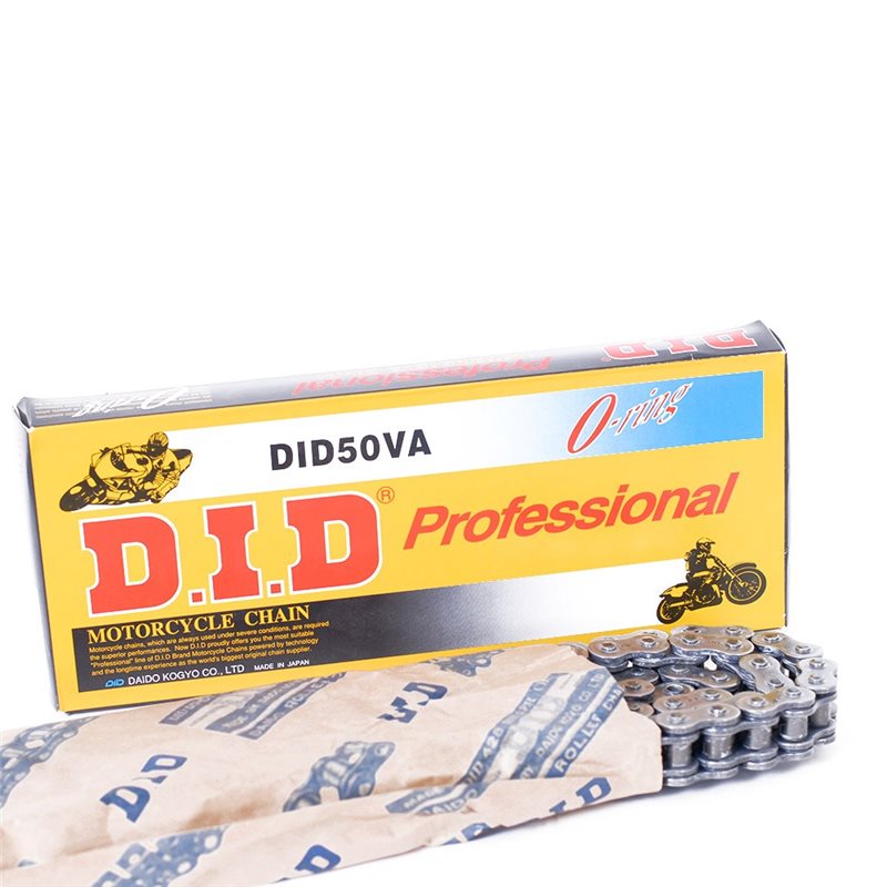 CADENA DID 530 V O-RING NEGRA (110 PASOS)
