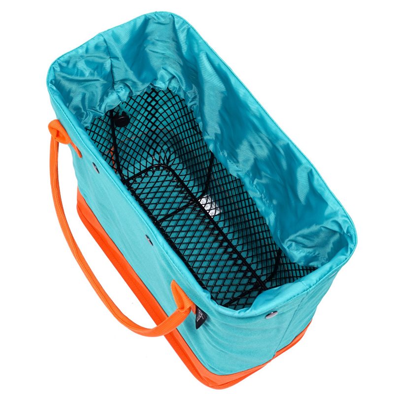 BOLSA DOM TBASKET CON CANASTILLA Y HOOKII (AZUL/NARANJA)