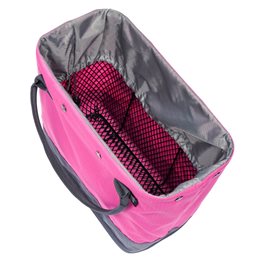 BOLSA DOM TBASKET CON CANASTILLA Y HOOKII (ROSA/GRIS)