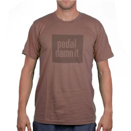 CAMISETA NINER PEDAL DAMN IT MARRÓN