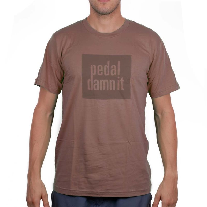 CAMISETA NINER PEDAL DAMN IT MARRÓN CAMISETA NINER PEDAL DAMN IT MARRÓN