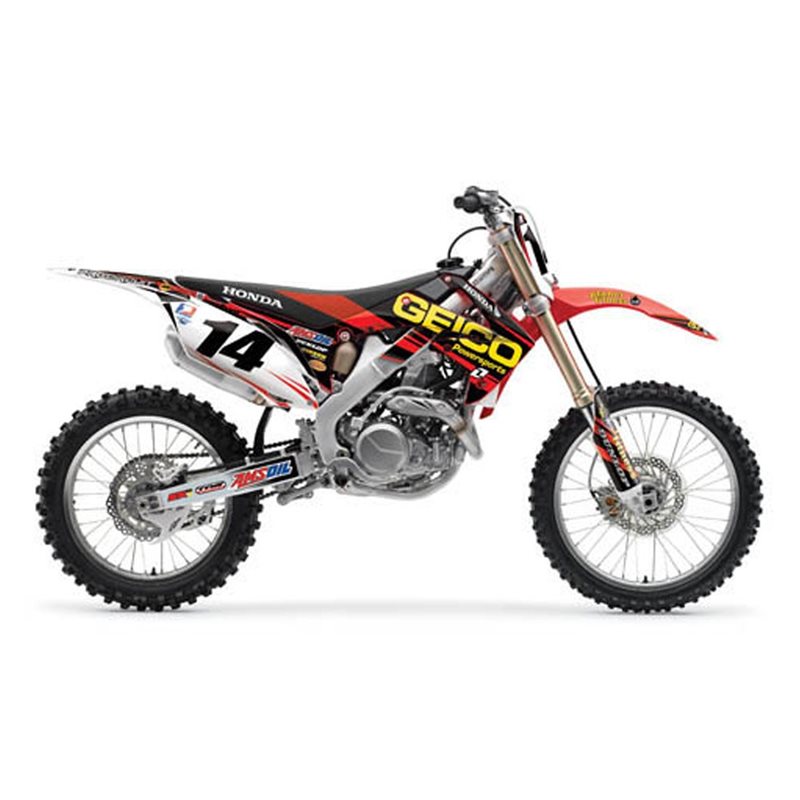 KIT ADHESIVOS + FUNDA ASIENTO ONE INDUSTRIES 10 FACTORY HONDA CRF 450 (2009-2010) KIT ADHESIVOS + FUNDA ASIENTO ONE INDUSTRIES 10 FACTORY HONDA CRF 450 (2009-2010)