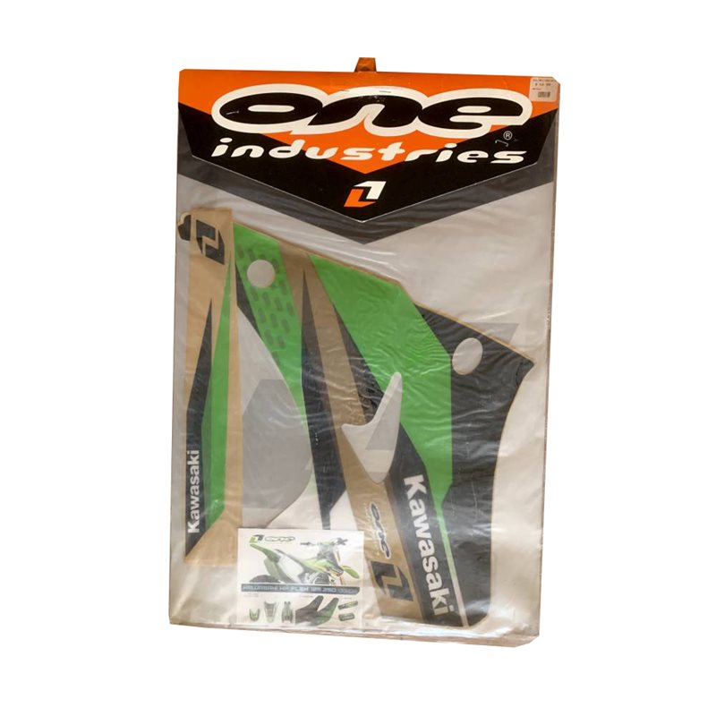 KIT ADHESIVOS ONE INDUSTRIES TECHNOFLEX KAWASAKI KX 125, KX 250 (2003-2010) KIT ADHESIVOS ONE INDUSTRIES TECHNOFLEX KAWASAKI KX 125, KX 250 (2003-2010)