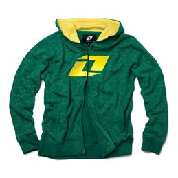 SUDADERA ONE INDUSTRIES CUBIC (VERDE/AMARILLO)
