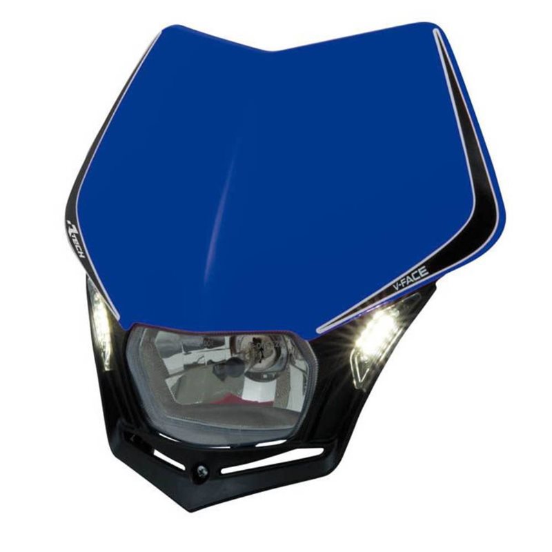 PORTAFARO RTECH V-FACE LED (AZUL/NEGRO) PORTAFARO RTECH V-FACE LED (AZUL/NEGRO)