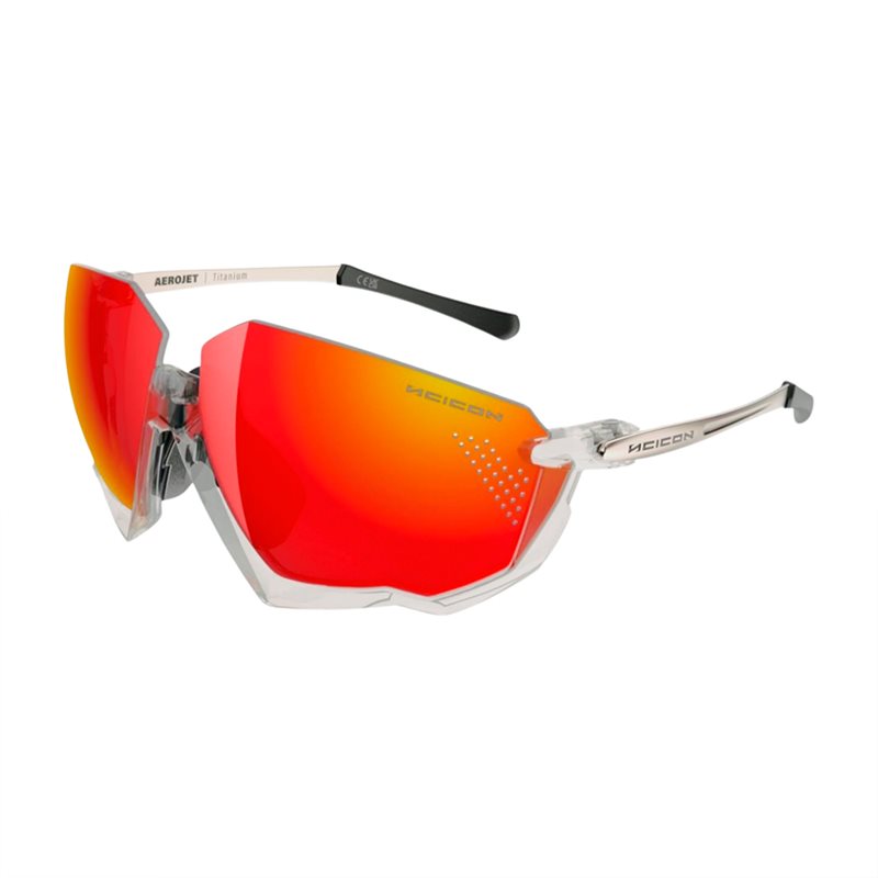 GAFAS SCICON AEROJET TITANIUM CRYSTAL BRILLANTE (LENTES MULTIESPEJO ROJO) GAFAS SCICON AEROJET TITANIUM CRYSTAL BRILLANTE (LENTES MULTIESPEJO ROJO)
