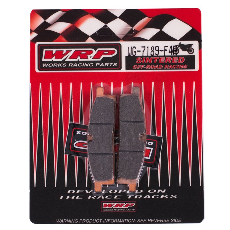 PASTILLAS FRENO WRP F4R OFF ROAD YAMAHA (DELANTERAS) PASTILLAS FRENO WRP F4R OFF ROAD YAMAHA (DELANTERAS)