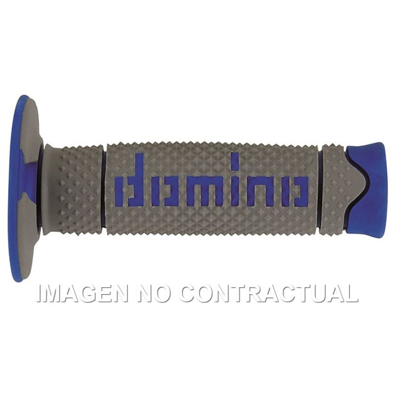 Puños Moto DSH OFF Road Gris - Azul Cerrados D 22 mm L 120 mm Puños Moto DSH OFF Road Gris - Azul Cerrados D 22 mm L 120 mm