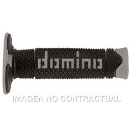 Puños Moto DSH OFF Road Negro - Gris Cerrados D 22 mm L 120 mm