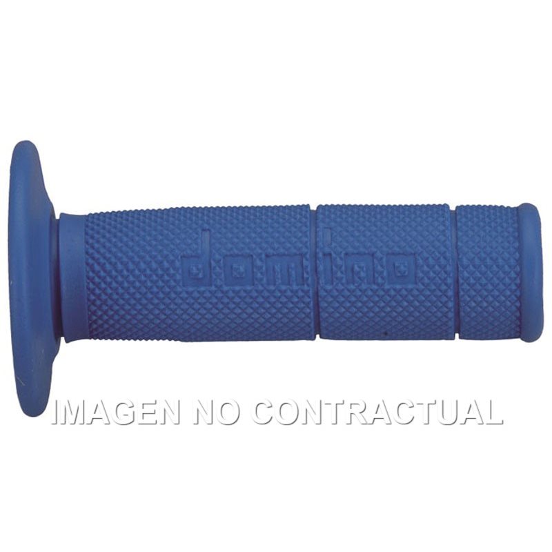 Puños Moto OFF Road Azules Cerrados D 22 mm L 118 mm