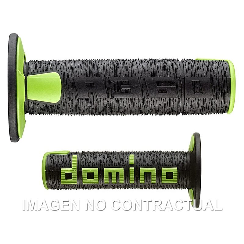 Puños Moto OFF Road Rps Negro - Verde Cerrados D 22 mm L 120 mm Puños Moto OFF Road Rps Negro - Verde Cerrados D 22 mm L 120 mm