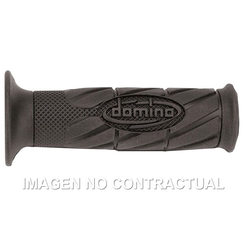 Puños para Scooter con Logo Negros abiertos Abiertos D 22 mm L 120 mm Puños para Scooter con Logo Negros abiertos Abiertos D 22 mm L 120 mm