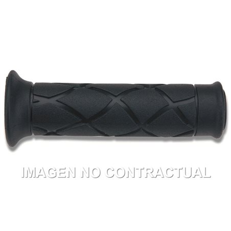 Puños para Scooter PVC Negros Abiertos D 22 mm L 120 mm