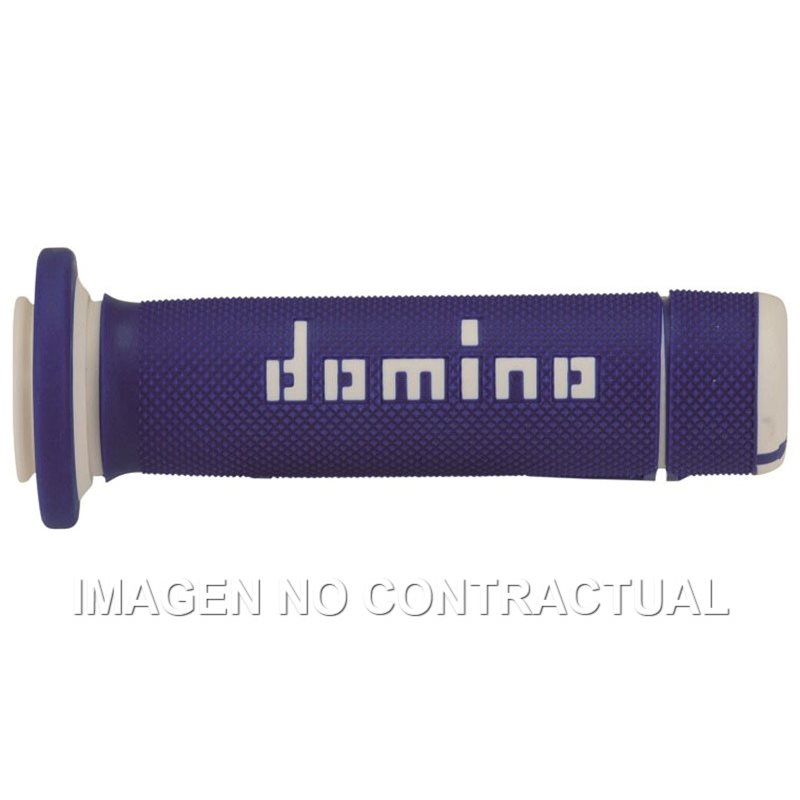 Puños Domino ATV Azul - Blanco Cerrados Puños Domino ATV Azul - Blanco Cerrados