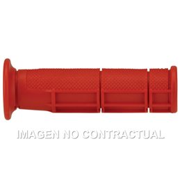 Puños Domino ATV Rojos Cerrados D 22 mm L 125 mm