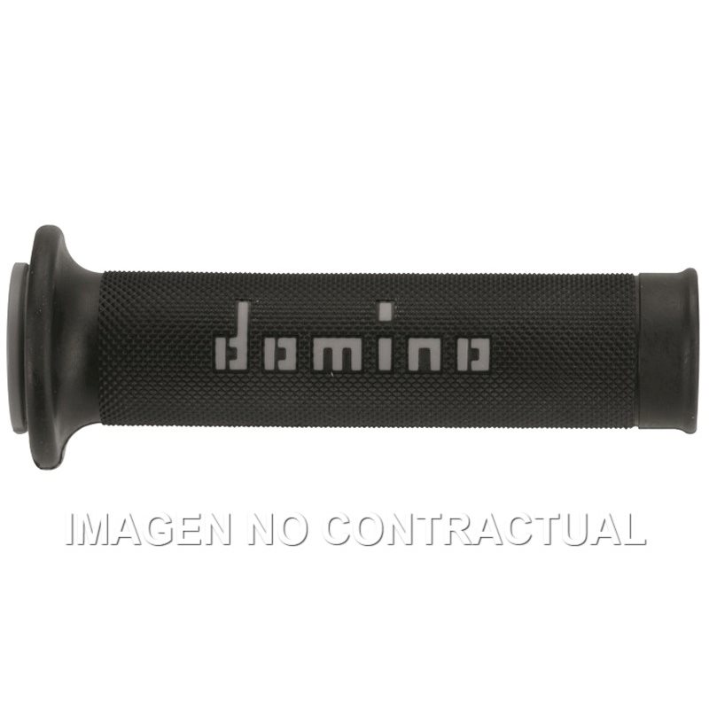 Puños Moto Carretera Negro - Gris Abiertos D 22 mm L 120-125 mm Puños Moto Carretera Negro - Gris Abiertos D 22 mm L 120-125 mm