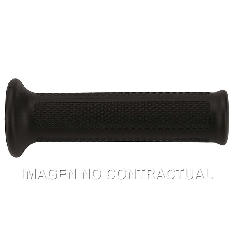 Puños Moto Carretera Negros Abiertos D 22 mm L 126 mm Puños Moto Carretera Negros Abiertos D 22 mm L 126 mm