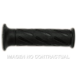 Puños Moto Carretera Negros Suzuki abiertos D 22 mm L 124 mm/Izquierda y 118 mm/Derecha