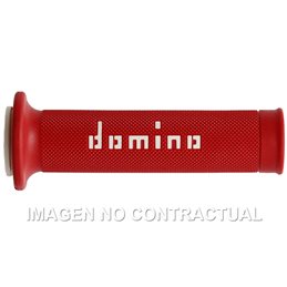 Puños Moto Carretera rojo y blanco
