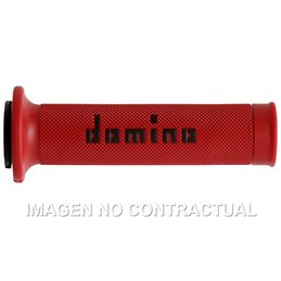Puños Moto Carretera rojo y negro