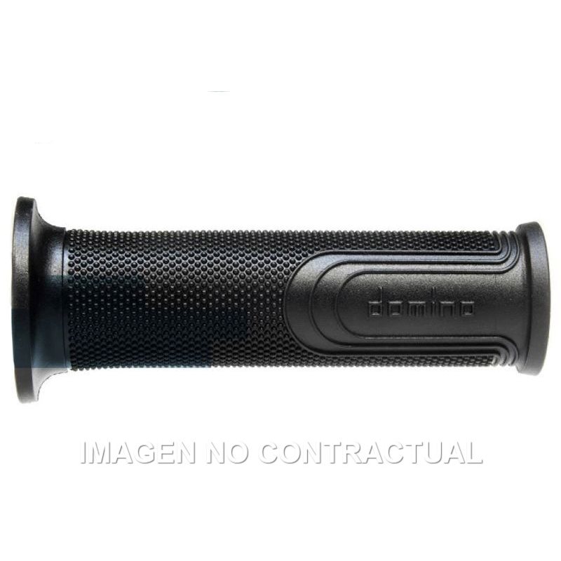 Puños Moto Carretera Style Negro Abiertos D 22 mm L 120mm Puños Moto Carretera Style Negro Abiertos D 22 mm L 120mm