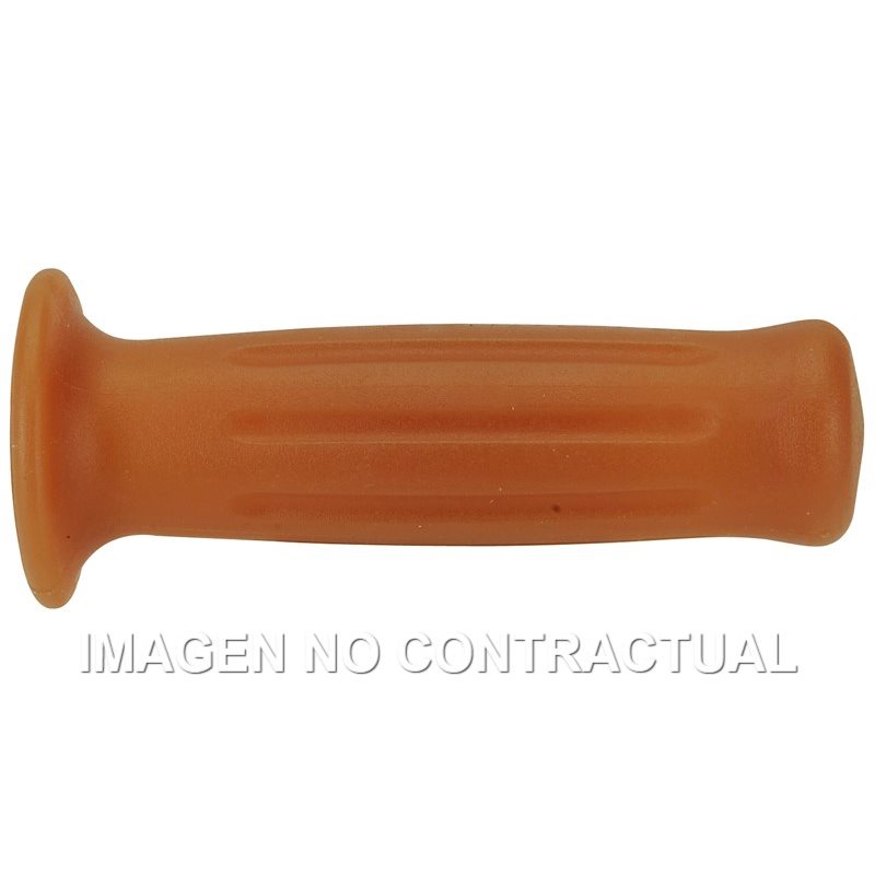 Puños Moto Carretera Vintage Marrones Cerrados D 22 mm L 120 mm