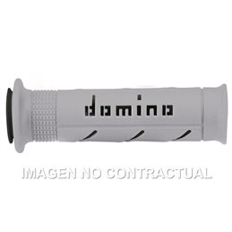 Puños Moto XM2 Super Soft Gris/Negro Abiertos D 22 mm L 120-125 mm
