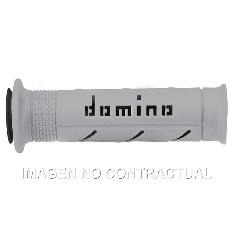 Puños Moto XM2 Super Soft Gris/Negro Abiertos D 22 mm L 120-125 mm