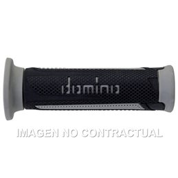 Puños Moto Turismo Antracita-Gris Abiertos D 22 mm L 120 mm