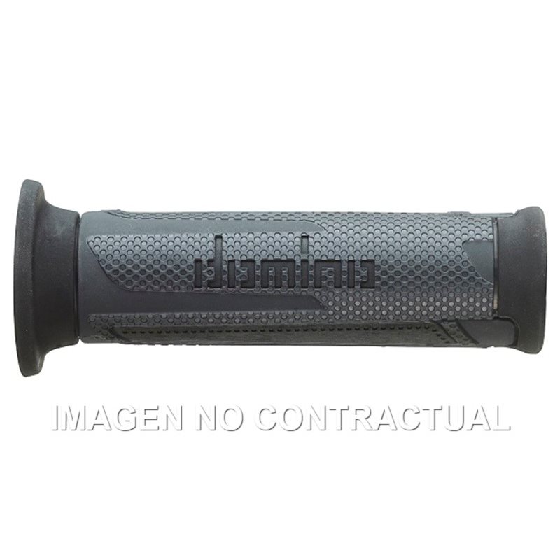 Puños Moto Turismo Antracita-Negro Abiertos D 22 mm L 120 mm Puños Moto Turismo Antracita-Negro Abiertos D 22 mm L 120 mm