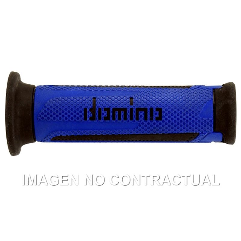Puños Moto Turismo Azul-Negro Abiertos D 22 mm L 120 mm Puños Moto Turismo Azul-Negro Abiertos D 22 mm L 120 mm