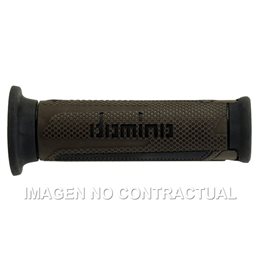 Puños Moto Turismo Marrón-Negro Abiertos D 22 mm L 120 mm