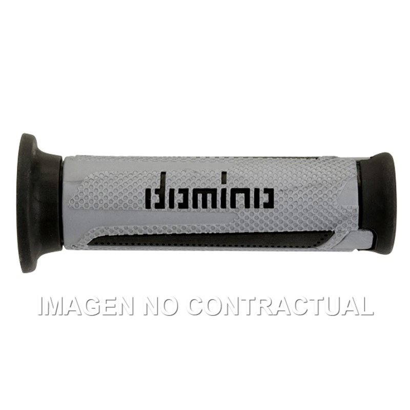 Puños Moto Turismo Plata-Antracita Abiertos D 22 mm L 120 mm Puños Moto Turismo Plata-Antracita Abiertos D 22 mm L 120 mm