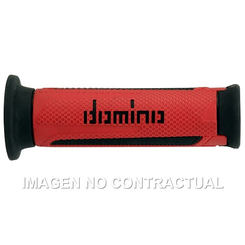 Puños Moto Turismo Rojo/Negro Abiertos D 22 mm L 120 mm Puños Moto Turismo Rojo/Negro Abiertos D 22 mm L 120 mm
