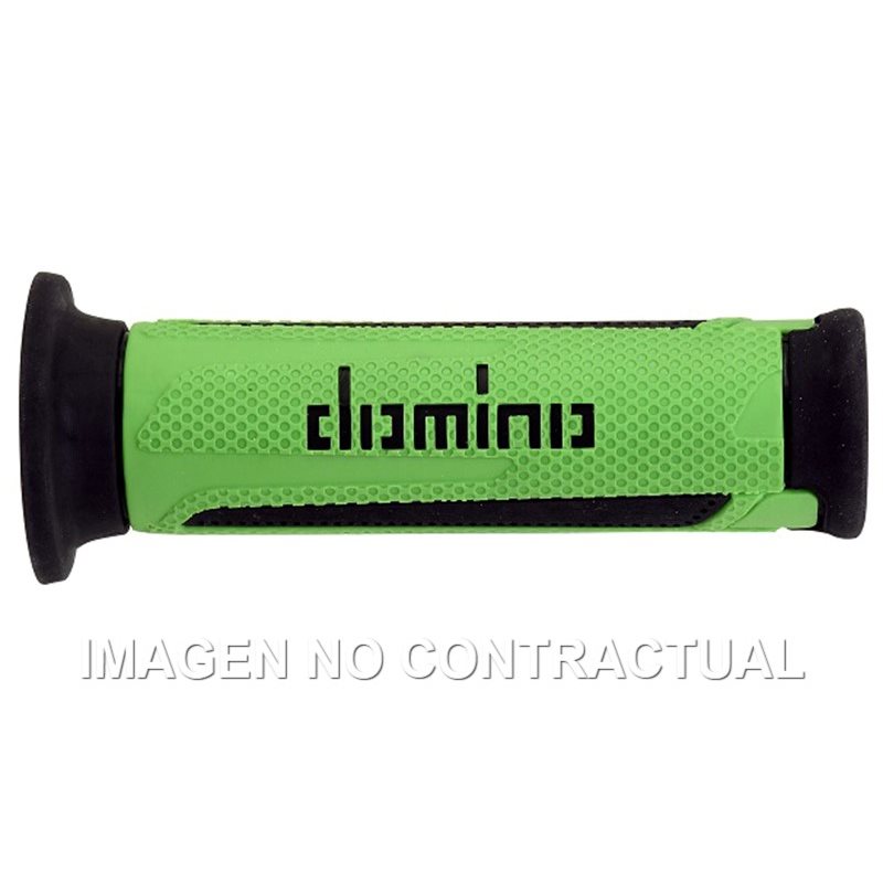 Puños Moto Turismo Verde-Negro Abiertos D 22 mm L 120 mm Puños Moto Turismo Verde-Negro Abiertos D 22 mm L 120 mm