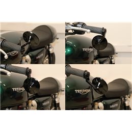 Retrovisor de Puño Bar End HIGHSIDER Montana 2 (corto)