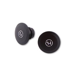 Tapones para rosca retrovisor aluminio CNC M10 - Negro mate