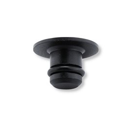 Tapones para rosca retrovisor aluminio CNC M10 - Negro mate