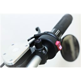 Tapones para rosca retrovisor aluminio CNC M10 - Negro mate