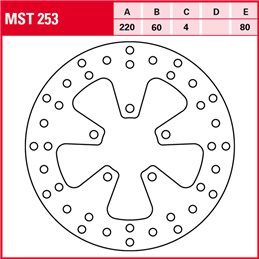Aprilia Leonardo / ST 250 1999 - 2004 Disco Freno Delantero TRW
